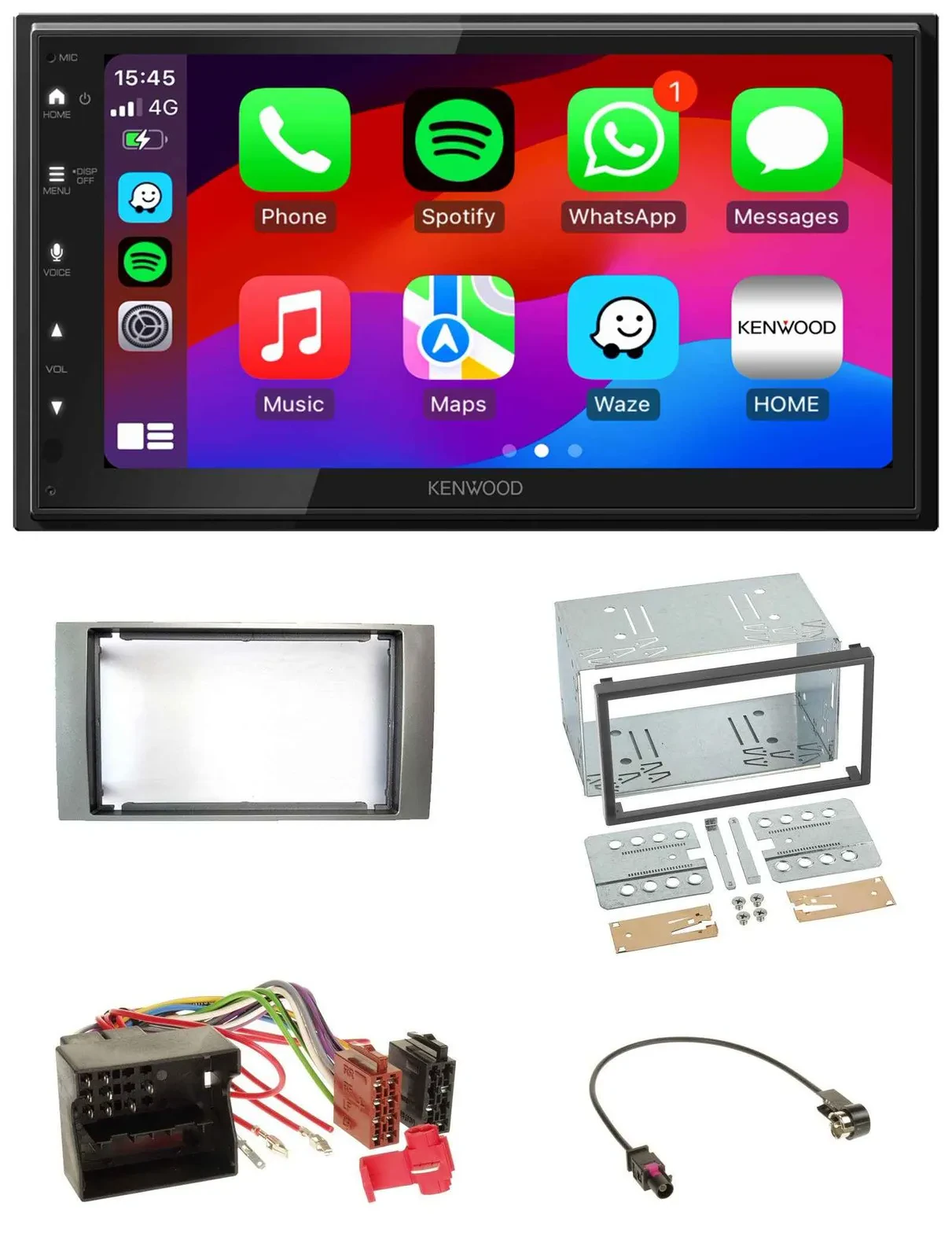 Kenwood MP3 USB DAB 2DIN Bluetooth Autoradio für Ford Kuga Fusion Transit 05-12
