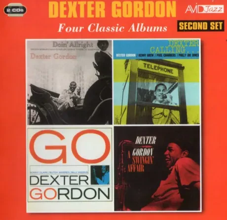 DEXTER GORDON - Doin' Allright / Dexter Calling / Go / A Swingin' Affair (2CD)