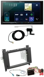 Автомагнитола для Mercedes Vito/Viano Pioneer 2-DIN, DAB, USB, MP3, Bluetooth (2006–2014)