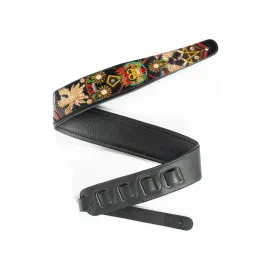 Fame Strap Gitarrengurt Garment Leder Maya Brown 7cm Breite 122-140cm Länge