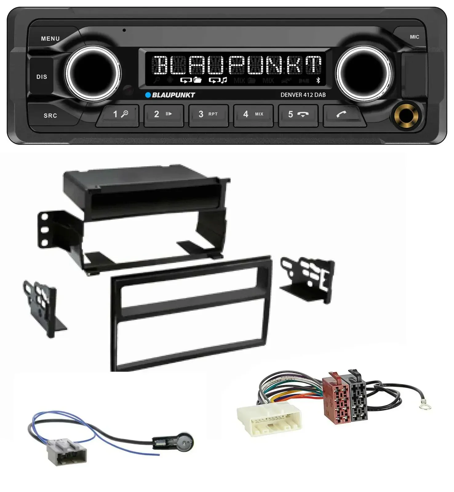 Blaupunkt Bluetooth DAB MP3 USB Autoradio für Nissan Tiida Versa C11 2007-2011