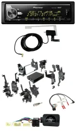 Автомагнитола для Toyota Yaris 2007–2012 Pioneer Bluetooth DAB USB с поддержкой кнопок на руле