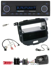 Blaupunkt DAB USB Bluetooth Lenkrad Autoradio für Hyundai i10 09-13 schwarz Rubb