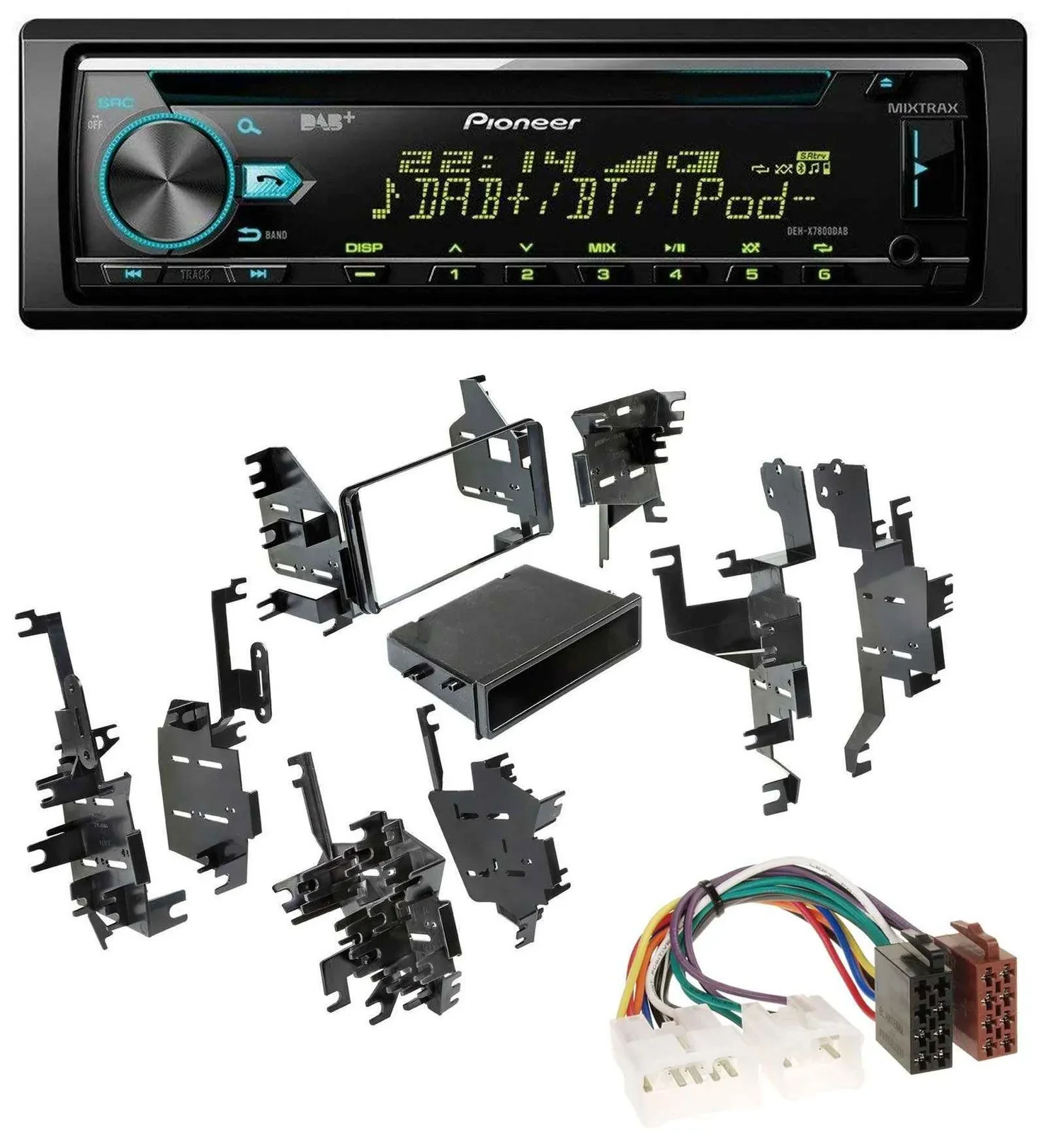 Автомагнитола Pioneer DAB MP3 CD USB Bluetooth для Toyota RAV4/Celica/MR2 Spyder