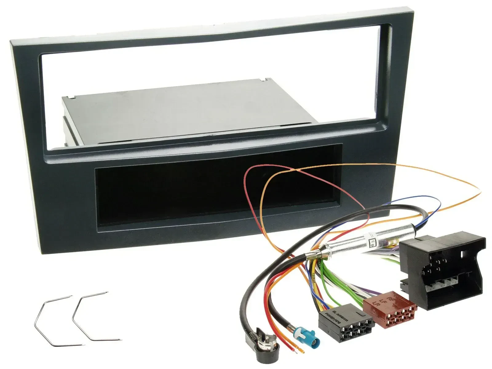 Radioeinbauset DIN Autoradio für Opel Corsa D ab 2005 Stealth Schwarz