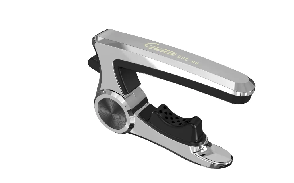 GGC-08 Каподастр, серебристый, Guitto