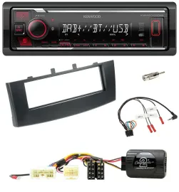 Автомагнитола для Mitsubishi Colt 2008–2012 Kenwood Bluetooth USB DAB, совместимая с управлением на руле