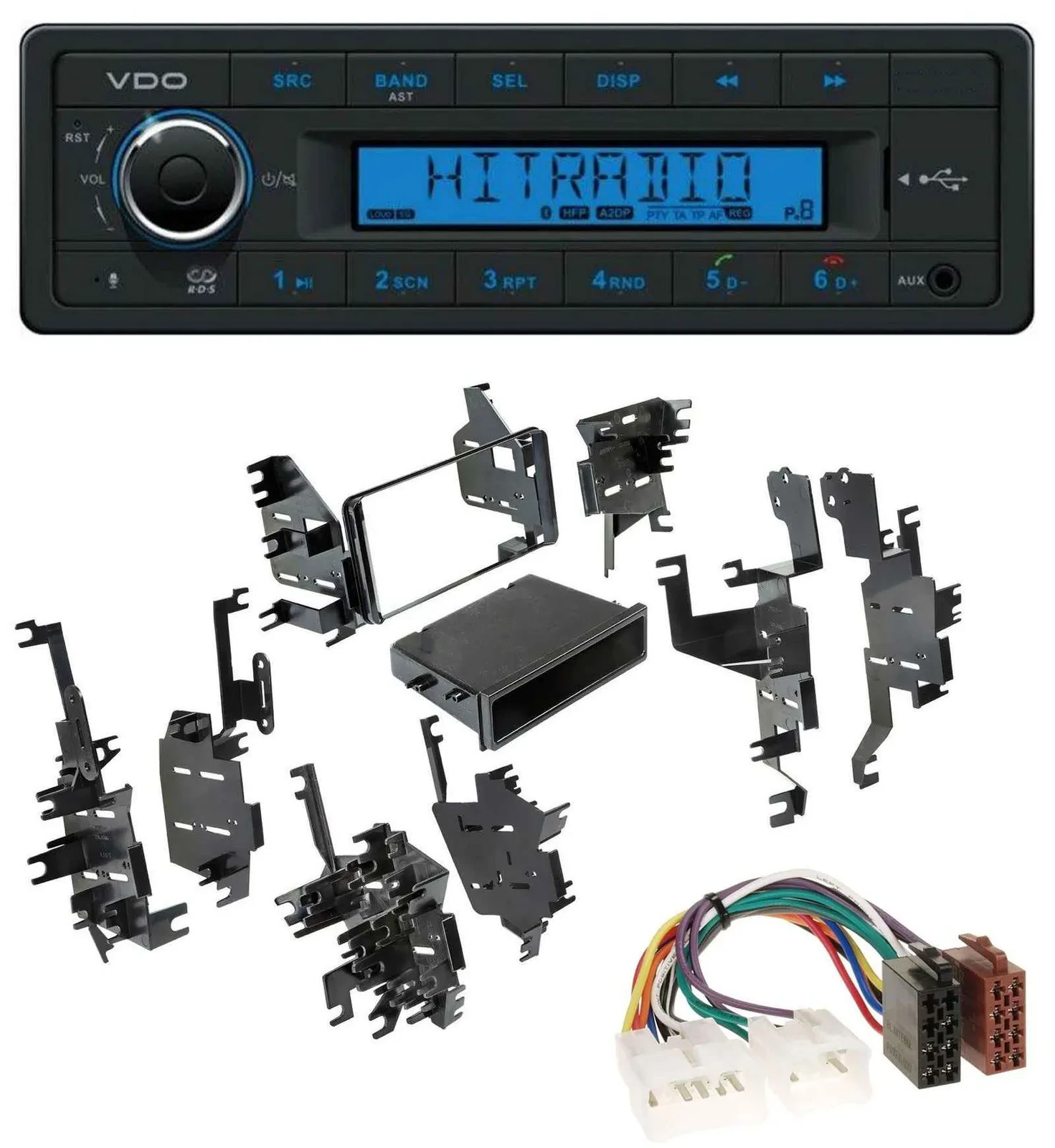 VDO AUX Bluetooth USB MP3 Autoradio für Toyota Tundra / Celica / FJ