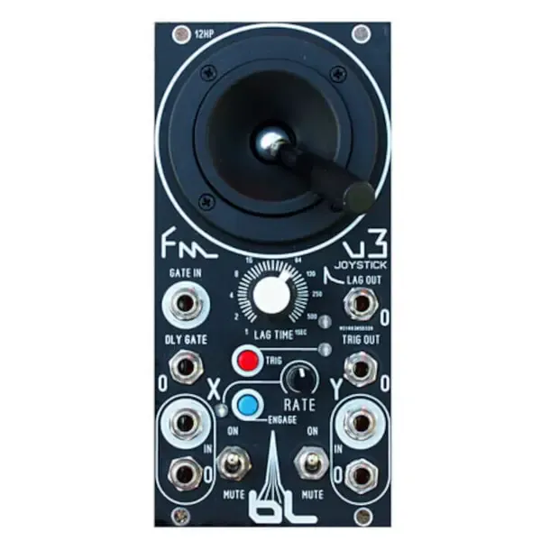 Модульный студийный синтезатор Blue Lantern FM Joystick Pro v3 Eurorack Synthesizer Module BLACK