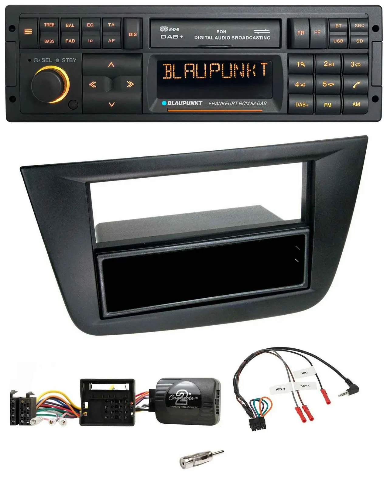 Blaupunkt USB DAB SD Lenkrad Bluetooth Autoradio für Seat Altea Toledo 2004-2009