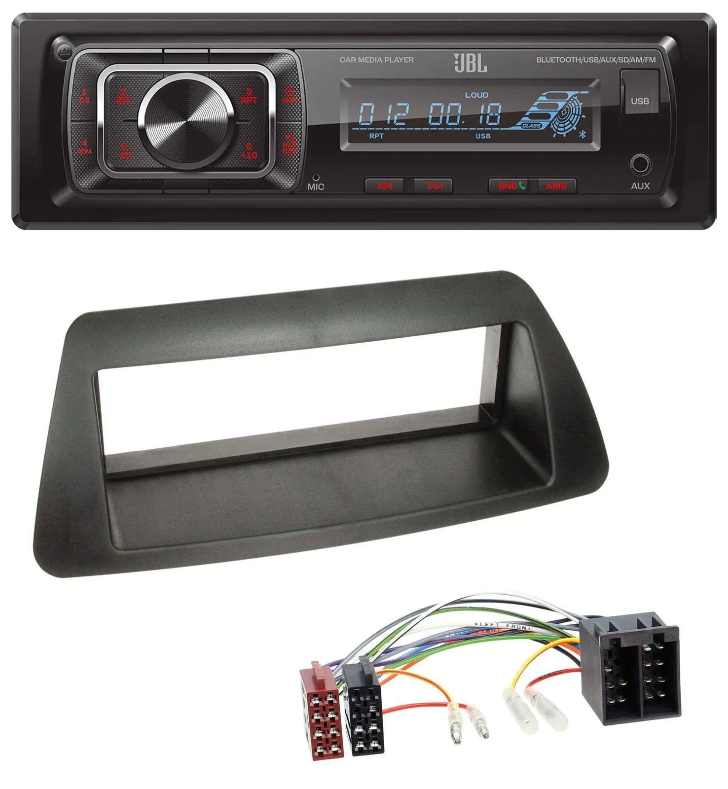 JBL SD AUX MP3 USB Bluetooth Autoradio für Fiat Bravo Brava Marea Marea-Weekend