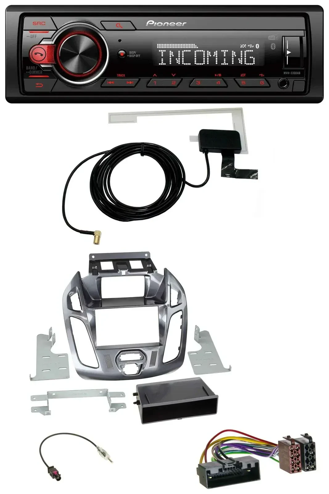 Автомагнитола для Ford Transit Connect 2012–2018 Pioneer USB MP3 DAB Bluetooth