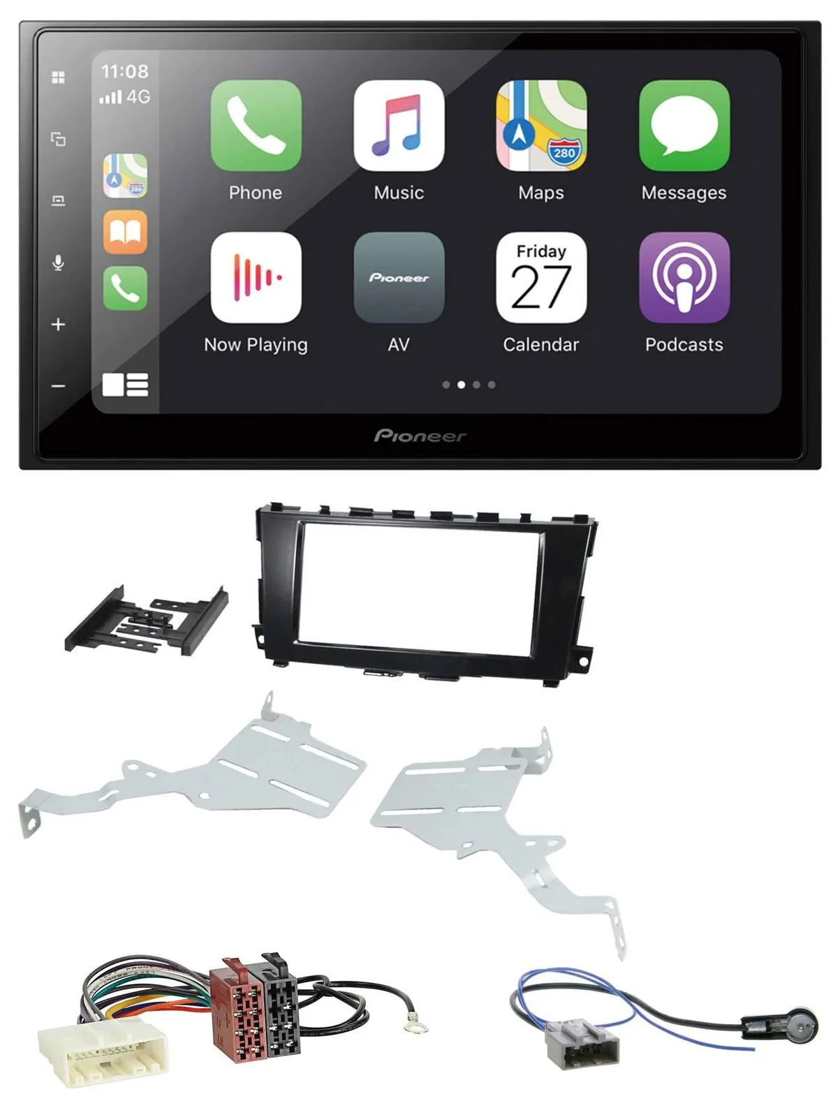 Автомагнитола для Nissan Altima 2013–2018 Pioneer 2DIN Bluetooth DAB USB MP3