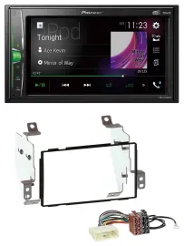 Pioneer 2DIN MP3 DAB USB Bluetooth Autoradio für Nissan Note (2005-2013)
