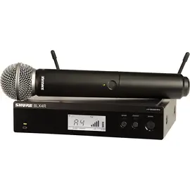 Микрофонная радиосистема Shure BLX24R/SM58 Wireless System W/Rackmountable Receiver,SM58 Capsule Band H10
