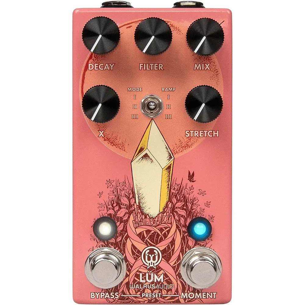 Walrus Audio Lum Texture Engine Reverb Pedal  Guava