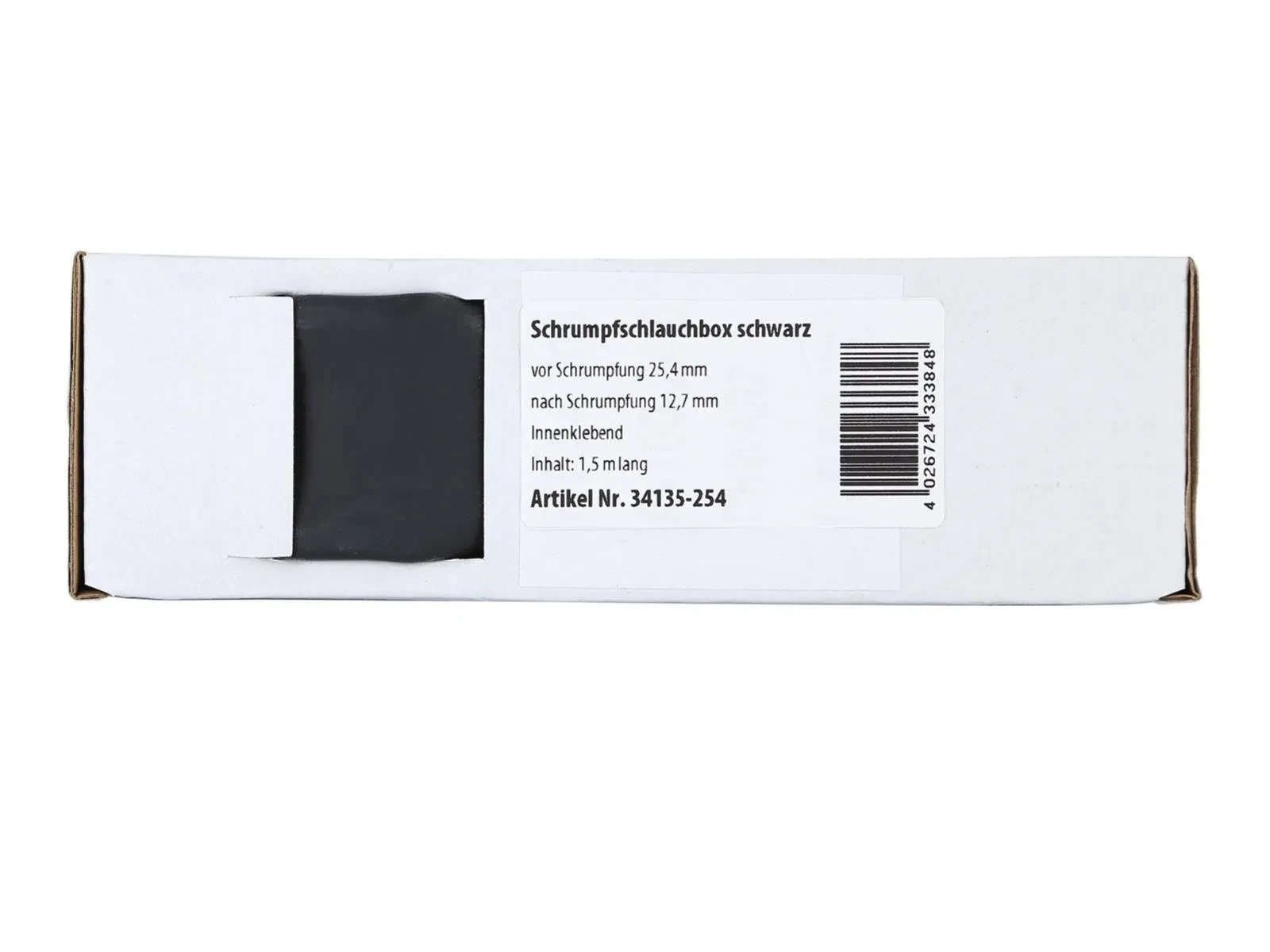 ACV Schrumpfschlauch Innenkleber schwarz Durchmesser: 25,4 mm/ 1,5 m 34135-254