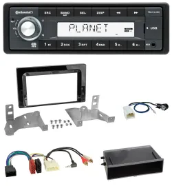 Автомагнитола для Toyota Aygo (AB7, с 2022) Continental 1DIN, USB, MP3, AUX