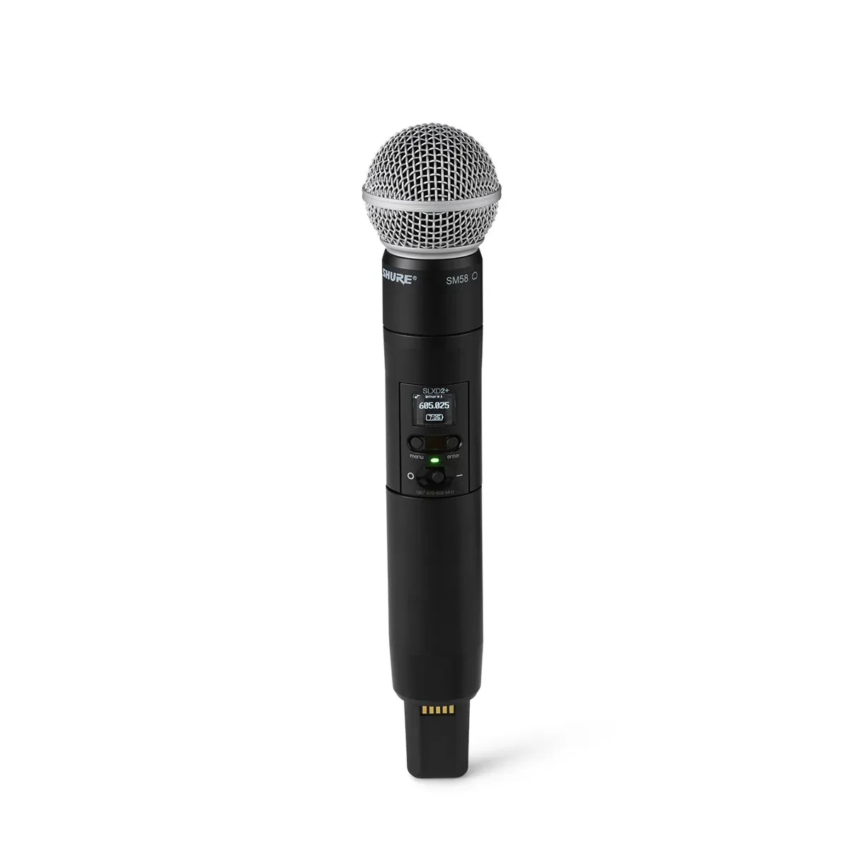 Shure SLXD2+/SM58 Digital Handheld Transmitter with SM58 Microphone Capsule, G57