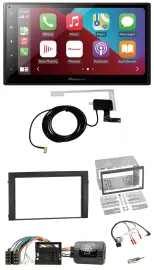 Pioneer USB Bluetooth DAB Lenkrad 2DIN Autoradio für Skoda Fabia 6Y 2004-2007 Qu