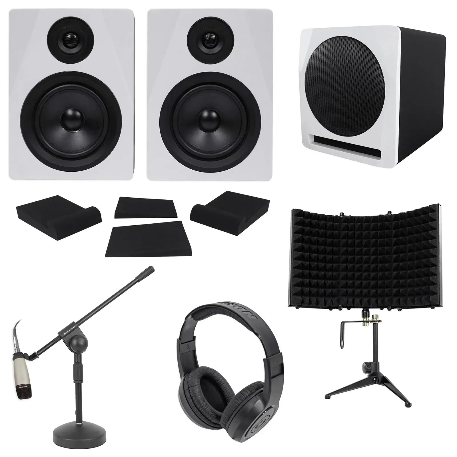 Комплект для подкастов Rockville APM5W+RCDSTR10B SAMSON PACK 2+RMF1