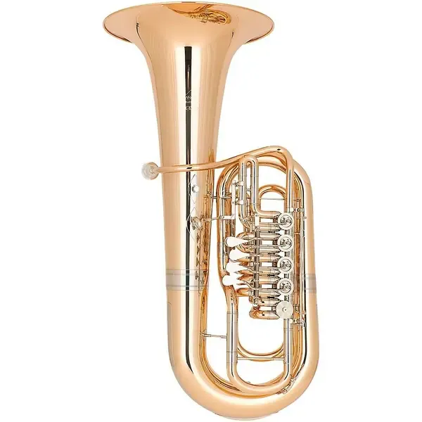 Туба Miraphone Elektra 481B Series 5-Valve 5/4 F Tuba Gold Brass Lacquer