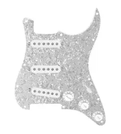 920D Custom Vintage American Loaded Pickguard for Strat With White Pickups, W...
