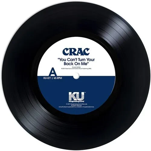Виниловая пластинка Crac - You Can't Turn Your Back On Me / Wound Round [New 7" Vinyl]
