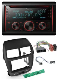 Pioneer 2DIN DAB MP3 Bluetooth USB CD Autoradio für Mitsubishi ASX 2010-2014