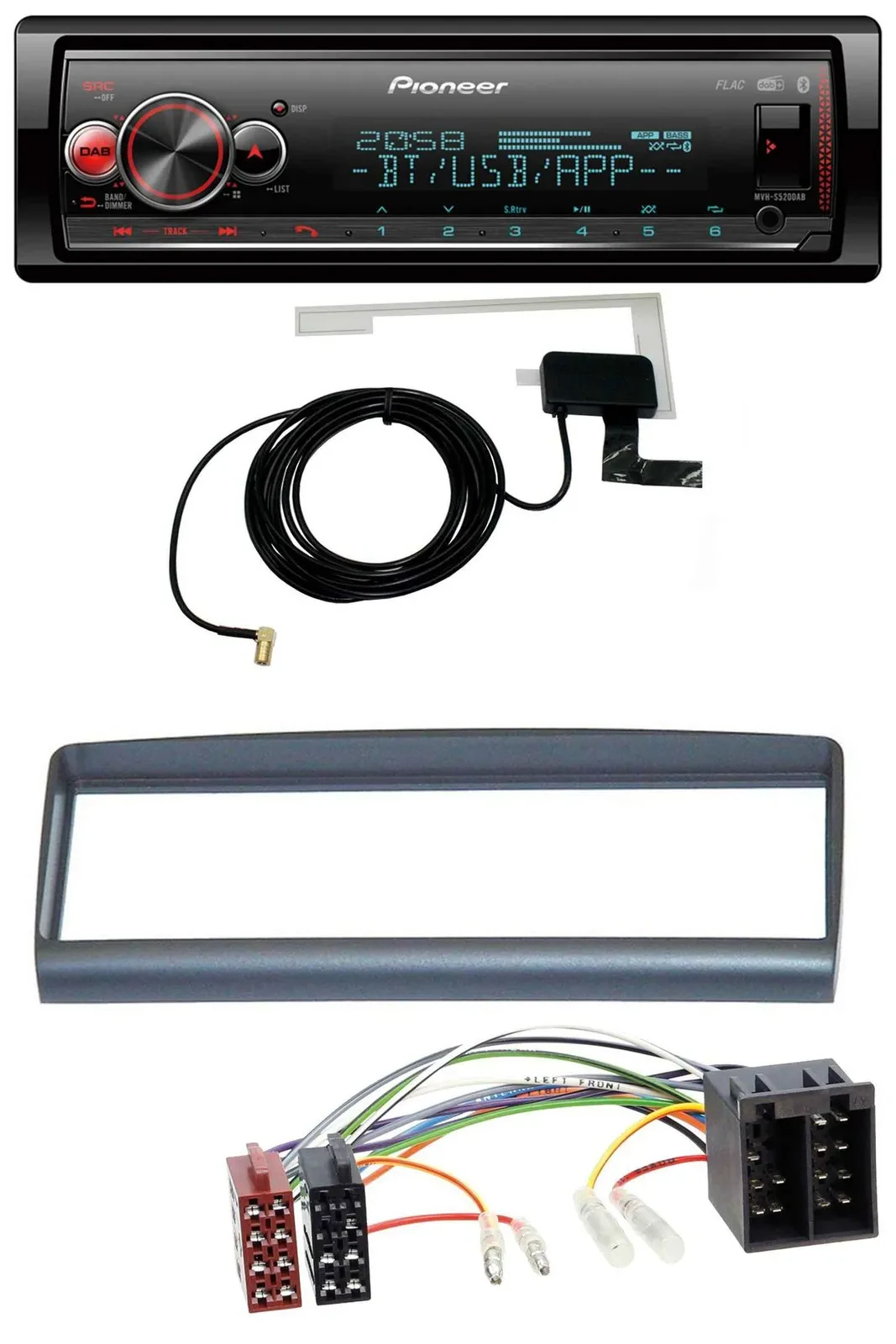 Автомагнитола для Alfa Romeo Spider/GTV 1994–2005 Pioneer Bluetooth DAB USB MP3