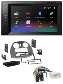 Pioneer DAB MP3 2DIN Bluetooth USB Autoradio für Mitsubishi Eclipse 4G 05-12