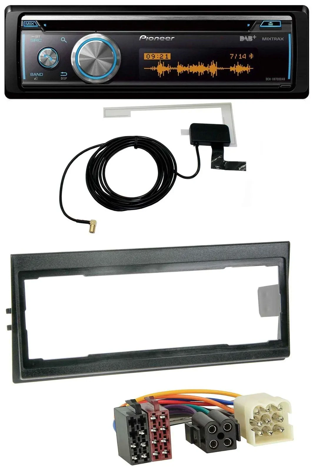 Автомагнитола для Volvo 740/760 (1982–1992) Pioneer Bluetooth DAB MP3 USB CD