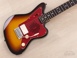 1996 Fender JM-Champ Jazzmaster Mini Guitar Sunburst w/ Built-In Speaker, Japan