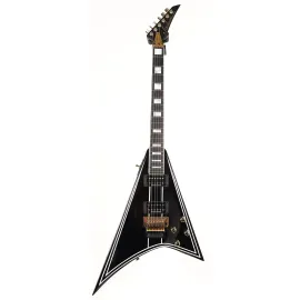 Электрогитара Jackson Custom Shop Rhoads 1.5 Floyd Black/White Pinstripes с кейсом