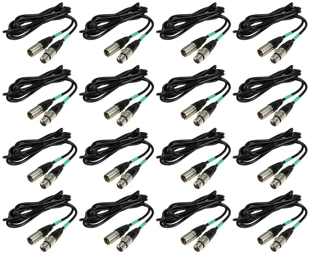 DMX-кабель Chauvet DJ DMX3P5FT Black 1.5 м (16 штук)