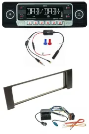 Dietz MP3 DAB Bluetooth USB Autoradio für Audi A4 00-04 B6 Quadlock Fakra