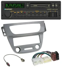 Blaupunkt USB DAB Bluetooth MP3 Autoradio für Renault Megane 3 (12-14) - grau