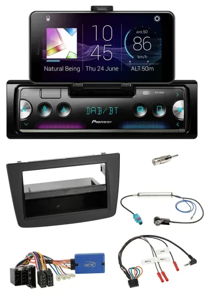 Pioneer USB Lenkrad Bluetooth DAB Autoradio für Alfa Romeo Mito 2013-2018 955 IS