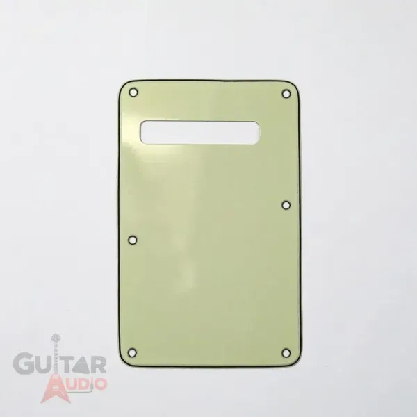 Genuine Fender Stratocaster/Strat Guitar 3-Ply Single Slot Mint Green Back Pl...