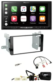 Pioneer 2DIN Lenkrad USB DAB DVD Bluetooth Autoradio für Mitsubishi L200 ab 10/2