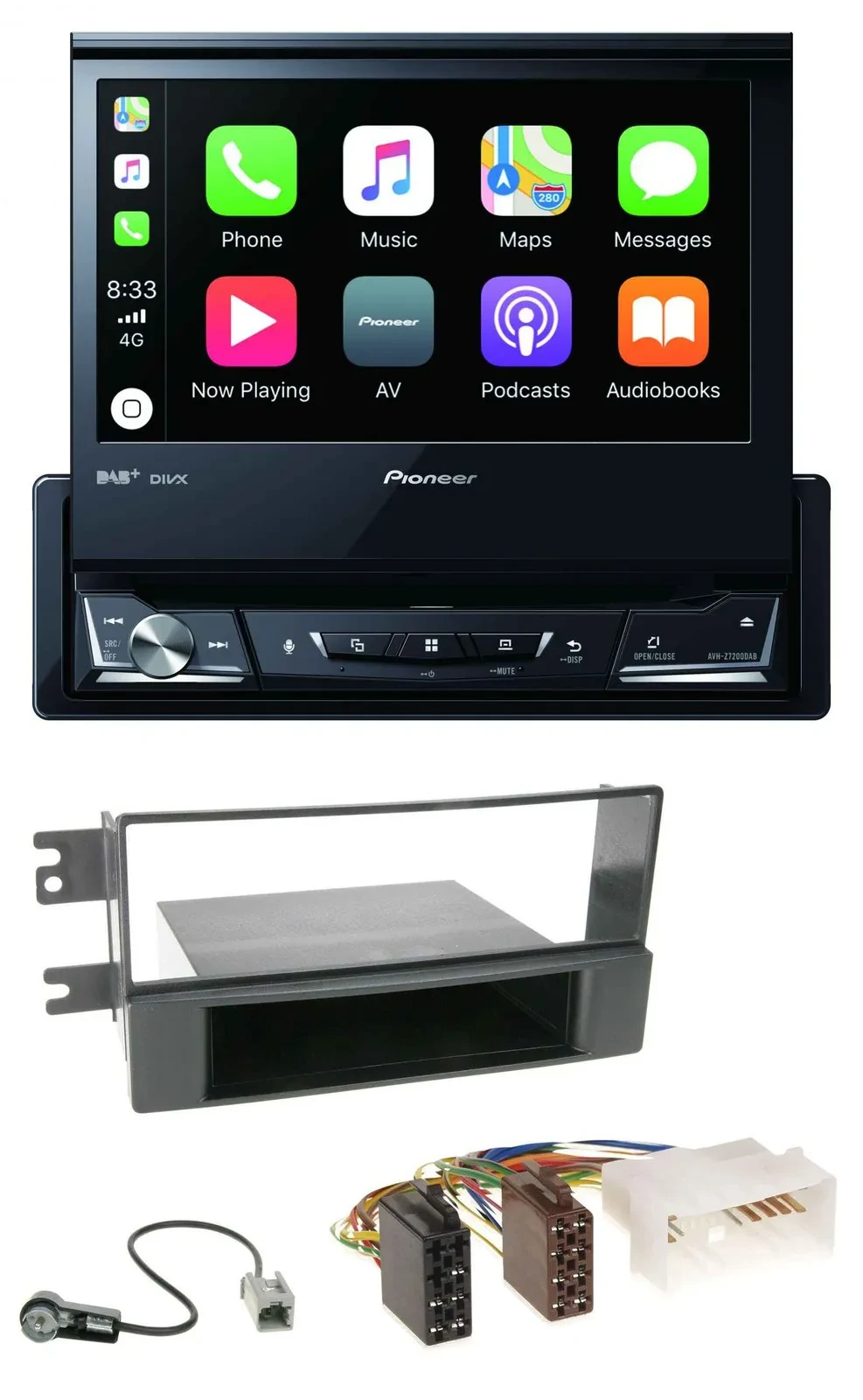 Pioneer DVD Bluetooth DAB USB MP3 Autoradio für Kia Cerato (ab 2007)