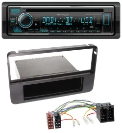Автомагнитола Kenwood MP3 Bluetooth DAB USB CD для Alfa Romeo 159/Brera/Spider (2006–2010)