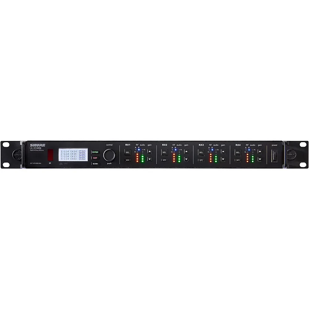 Приемник радиосистемы Shure ULXD4Q G57 4‑канальный