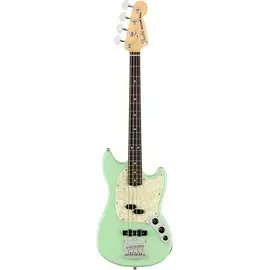 Бас-гитара Fender American Performer Mustang Bass Rosewood FB Satin Seafoam Green