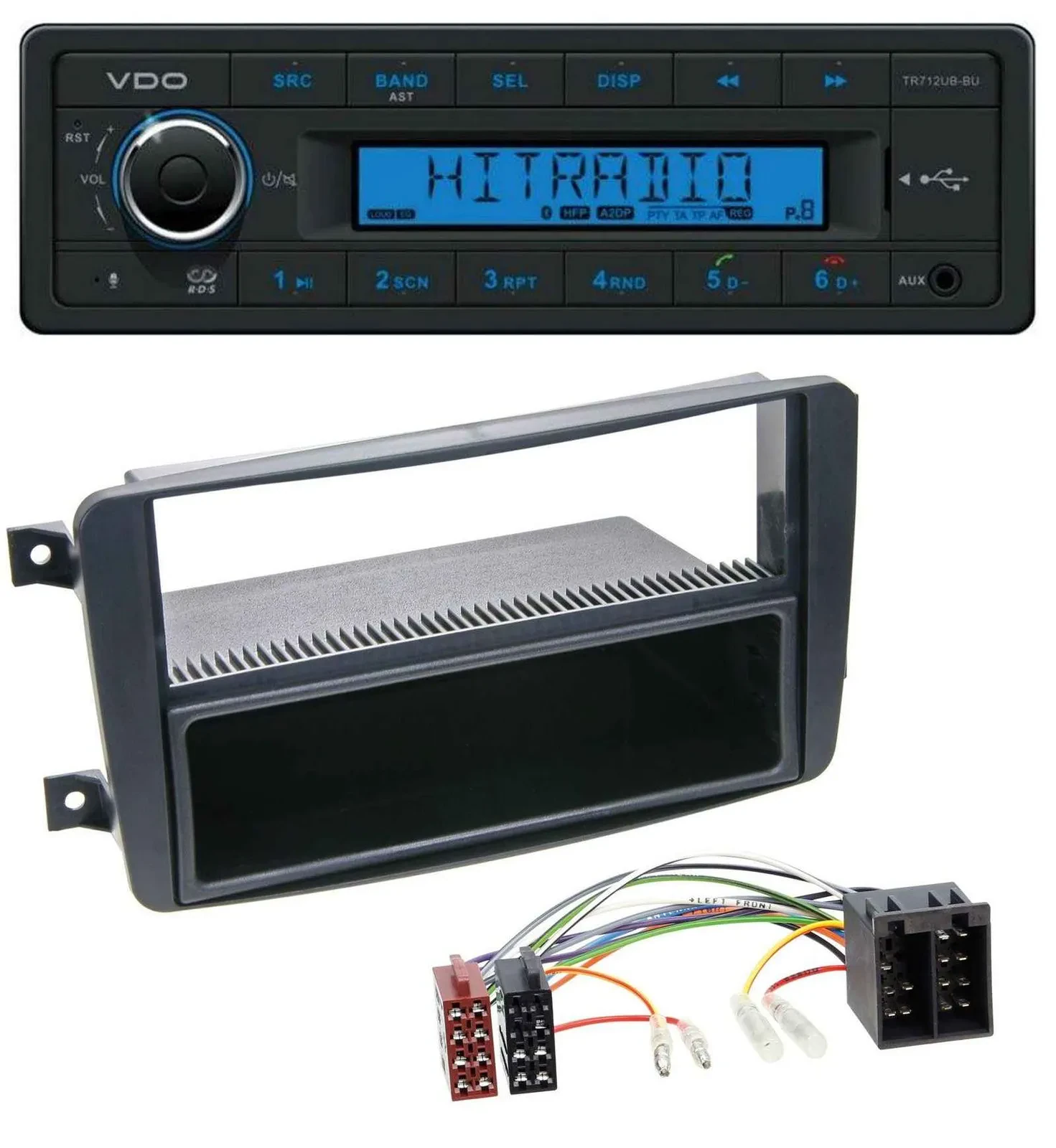 VDO Bluetooth AUX USB MP3 Autoradio für Mercedes C-Klasse W203 CLK W209 Vito Via