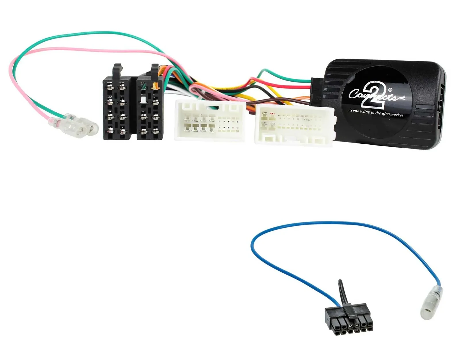 Connects2 Lenkradadapter für Hyundai i10 ix20 ix35 i40 Tucson Santa Fe Kenwood 4