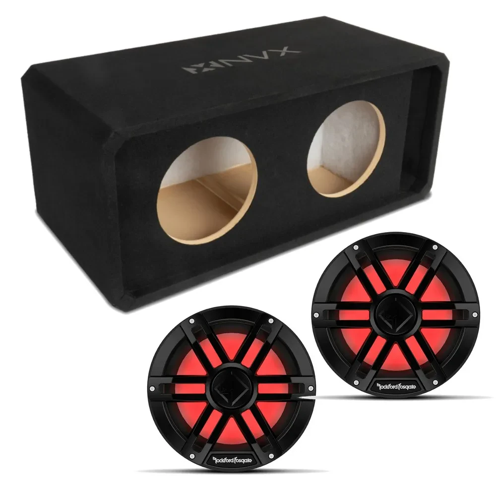 Корпус для сабвуфера NVX NE102P 2x10" слот-фазоинвертор, MDF 3/4"