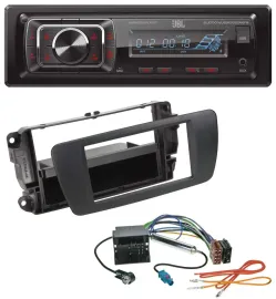 JBL SD AUX MP3 USB Bluetooth Autoradio für Seat Ibiza 6J ab 08 nitschwarz AN1