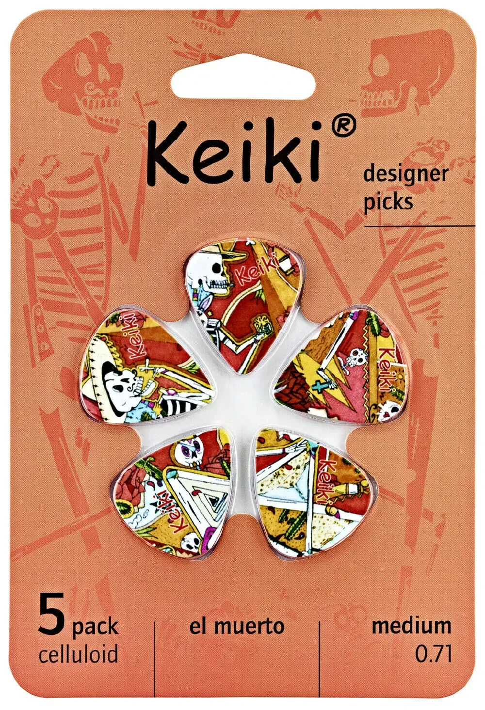 Медиаторы Keiki KPEM-5 El Muerto 0.71 (5 штук)