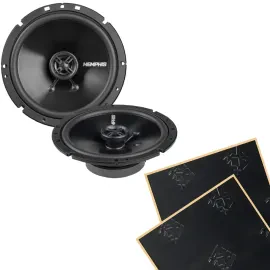 Memphis SRX60V 6.5" Street Reference Coaxial Speakers with Sound Damping